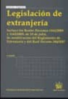 legislacion de extranjeria (4ª edicion)-9788498766219