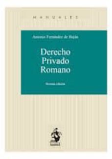 derecho privado romano (9ª ed.)-antonio fernandez de bujan-9788498903119
