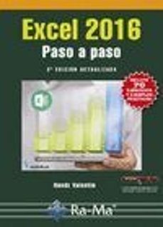 excel 2016 (2ª ed.)-handz valentin-9788499646619