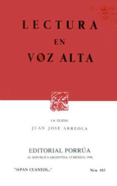 lectura en voz alta-juan jose arreola-9789684325319