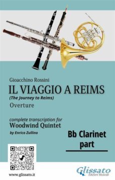 bb clarinet part of "il viaggio a reims" for woodwind quintet (ebook)-9791220860819
