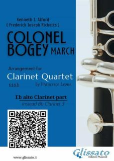 eb alto clarinet part of "colonel bogey" for clarinet quartet (ebook)-9791221382419