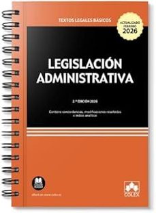 legislacion administrativa 2026 (edicion espiral)-9791370116019