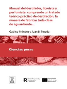 manual del destilador, licorista y perfumista comprende un tratado teorico-practico de destilacion, la manera de fabricar toda clase de aguardiente ... (ebook)-gabino mendez-juan b. pineda-4099995488029