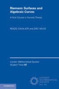riemann surfaces and algebraic curves: a first course in hurwitz theory-9781316603529