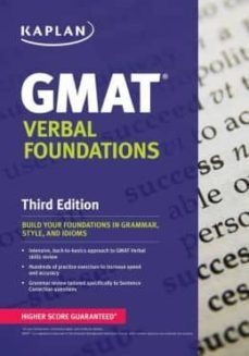 kaplan gmat verbal foundations (3rd edition)-9781609789329