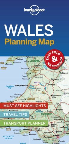 lonely planet wales planning map 1 2019-9781788686129