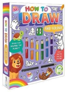 how to draw and colour-9781837710829