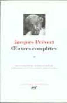 oeuvres completes    (vol ii)-jacques prevert-9782070115129