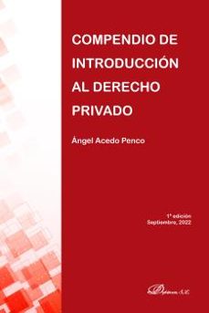 compendio de introduccion al derecho privado-angel acedo penco-9788411225229