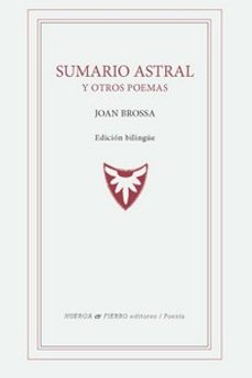 sumario astral y otros poemas-joan brossa-9788412679229
