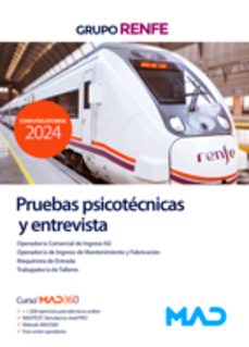 pruebas psicotécnicas y entrevista. pruebas psicotécnicas y entrevista grupo renfe-9788414281529
