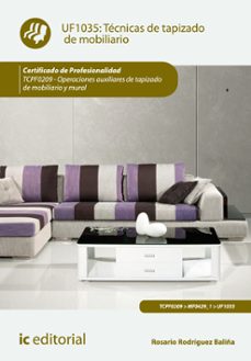 (i.b.d.) uf1035 tecnicas de tapizado de mobiliario-9788415848929
