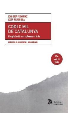codi civil de catalunya i legislacio complementaria-joan egea fernandez-9788416652129