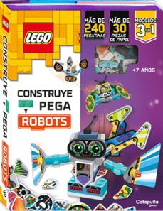 lego. construye y pega robots-9788419987129