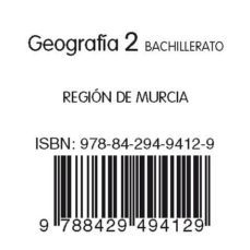 geografia + cuad geografia murcia ed 2009  2º bachillerato murcia-9788429494129