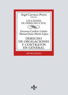 derecho de obligaciones y contratos en general (ebook)-encarna cordero lobato-9788430993529