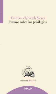 ensayo sobre los privilegios-emmanuel joseph sieyes-9788432152429