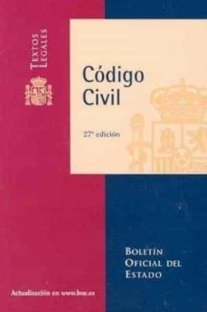 codigo civil (27ª ed). coedicion con el consejo general del poder judicial-9788434018129