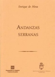andanzas serranas-enrique de mesa-9788445127629