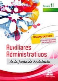 auxiliares administrativos de la junta de andalucia. temario volu men i-9788467693829