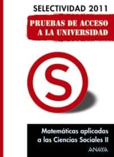 matematicas aplicadas a ccss selectividad 2011-9788467828429