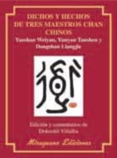 dichos y hechos de tres maestros chan chinos-9788478133529