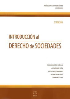 introduccion al derecho de sociedades (2ª ed.)-9788492754229