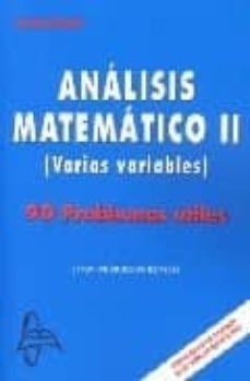 analisis matematico ii (varias variables) 90 problemas utiles-juan de burgos roman-9788493527129