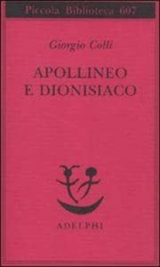 apollineo e dionisiaco-9788845925429