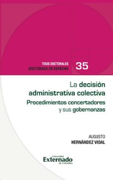 la decision administrativa colectiva (ebook)-augusto hernández vidal-9789585063129