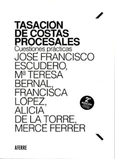 tasación de costas procesales-jose francisco escudero moratalla-9791399074529