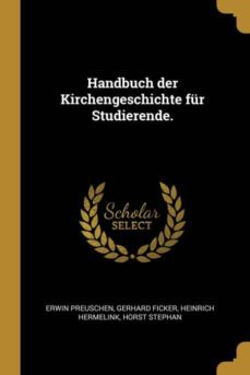 handbuch der kirchengeschichte fur studierende-9780274878239