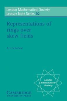 representations of rings over skew fields-9780521278539