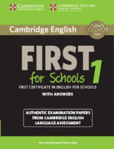 cambridge english first 1 for schools for revised exam from 2015 student s book with answers-9781107647039