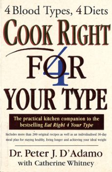 cook right 4 your type-peter d'adamo with catherine whitney-9781473536739