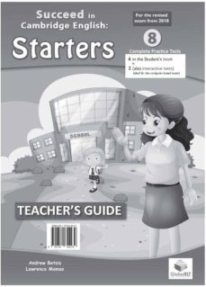 succeed in starters-2018 format-8 tests-student s edition + cd & answers key-9781781645239