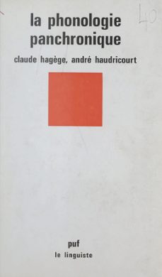 la phonologie panchronique (ebook)-claude hagege-andre haudricourt-9782705942939