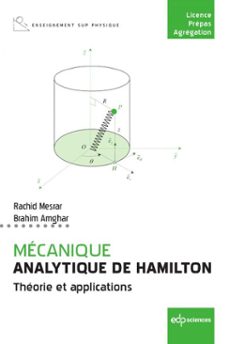 mécanique analytique de hamilton (ebook)-brahim amghar-rachid mesrar-9782759838639