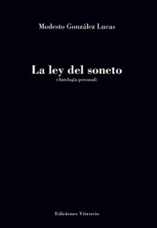la ley del soneto-modesto gonzalez lucas-9788412894639
