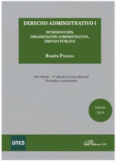 derecho administrativo i (26ª ed.2019)-ramon parada-9788413241739