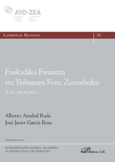 euskadiko finantza eta tributuen foru zuzenbidea-alberto atxabal rada-9788413243139
