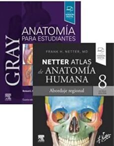 lote drake - netter gray, anatomía para estudiantes. 4ª ed.+ atlas anatomia humana-frank h. netter-9788413825939