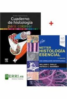lote histologia: cuaderno de histologia para colorear + histologia esencial-9788413826639