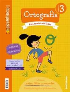 entrenate. cuaderno ortografia 3 primaria-9788414113639