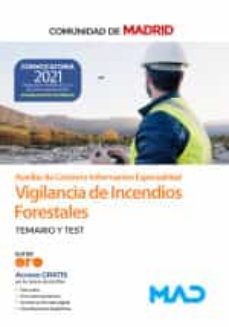 auxiliar de control e información, especialidad de vigilancia de incendios forestales, de la comunidad de madrid.-9788414253939