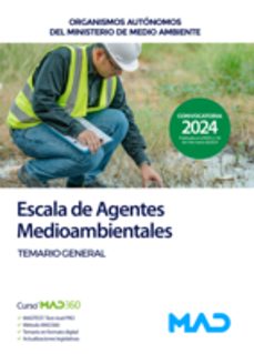 escala de agentes medioambientales. temario general organismos autonomos del ministerio de medio ambiente-9788414280539
