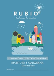 rubio entrena tu mente: escritura y caligrafia (dificultad baja)-9788416744039