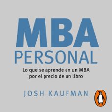 mba personal (audiolibro)-josh kaufman-9788416883639
