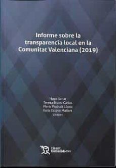 informe sobre la transparencia local en la comunitat valenciana 2019-9788418656439